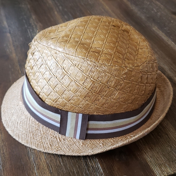 Henschel Hat Co. USA fedora straw hat - Picture 2 of 8